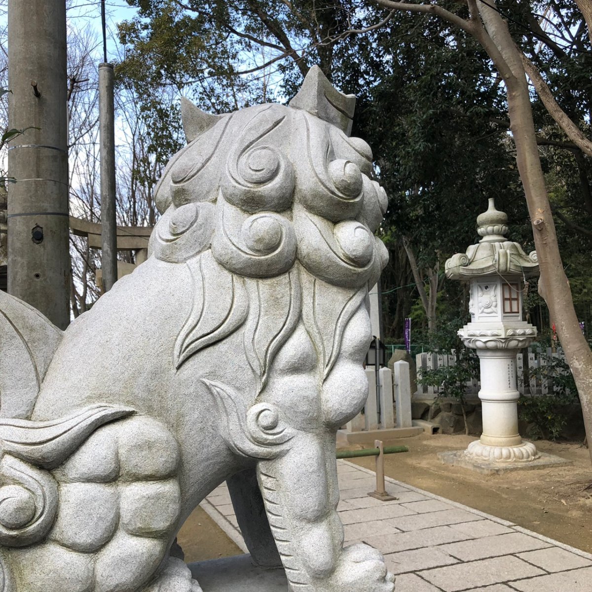 星田妙見宮の狛犬